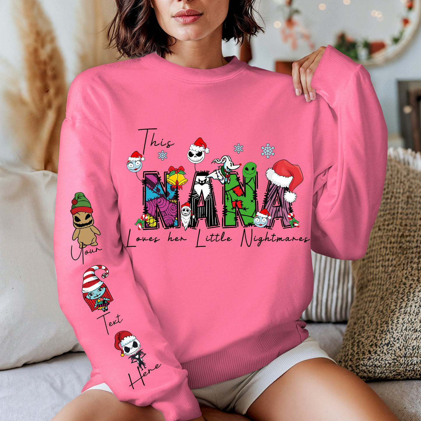 Nana Nightmare Before Christmas Sweater