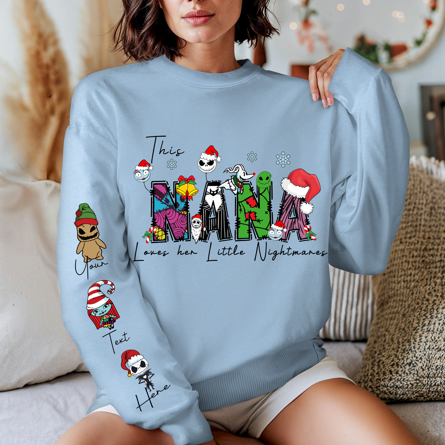 Nana Nightmare Before Christmas Sweater
