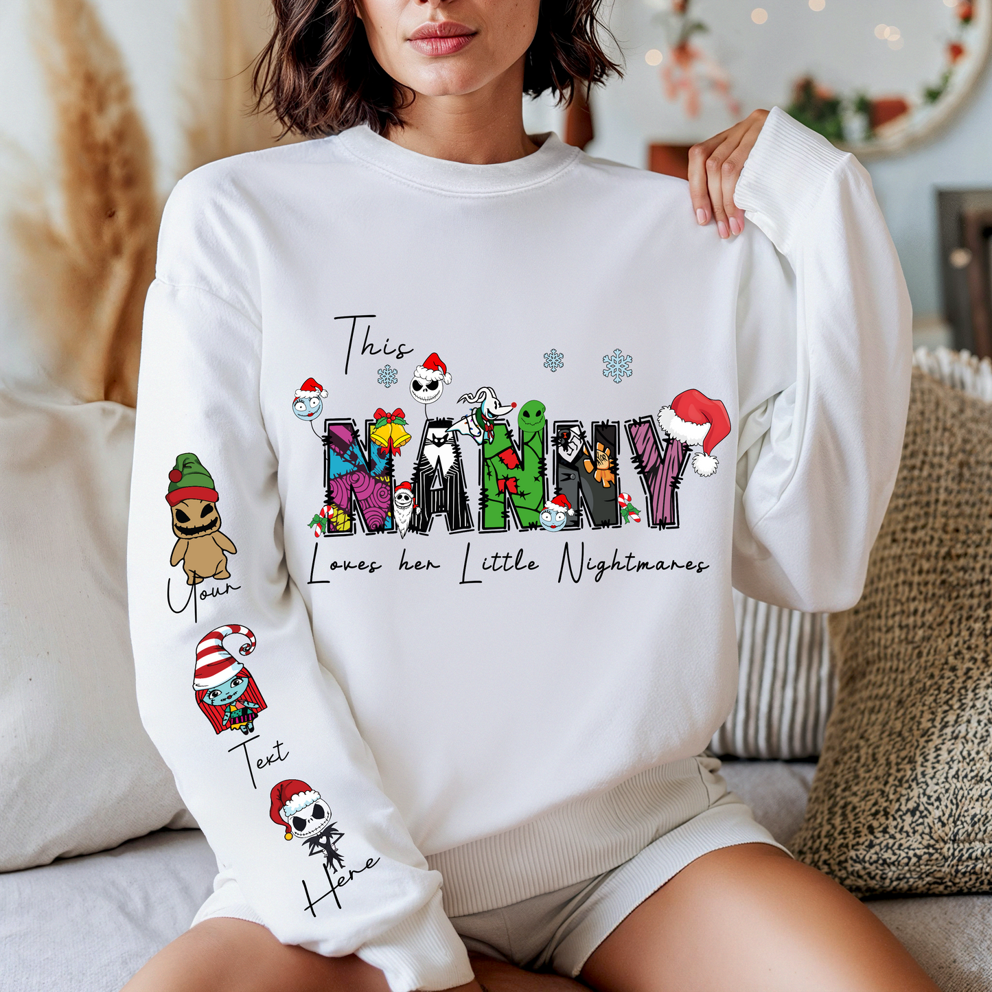 Nanny Nightmare Before Christmas Sweater