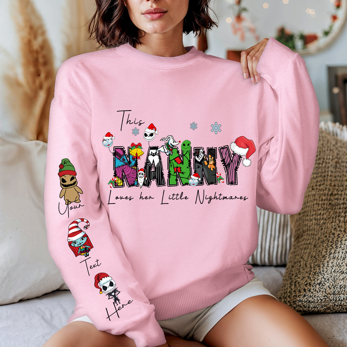 Nanny Nightmare Before Christmas Sweater
