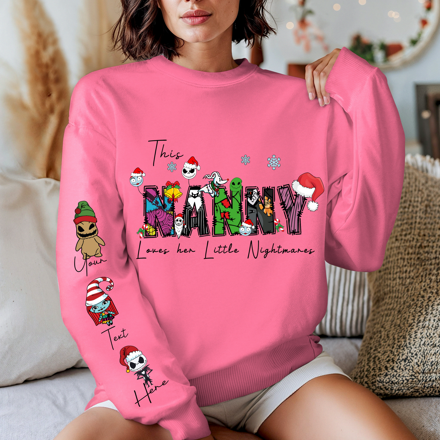 Nanny Nightmare Before Christmas Sweater