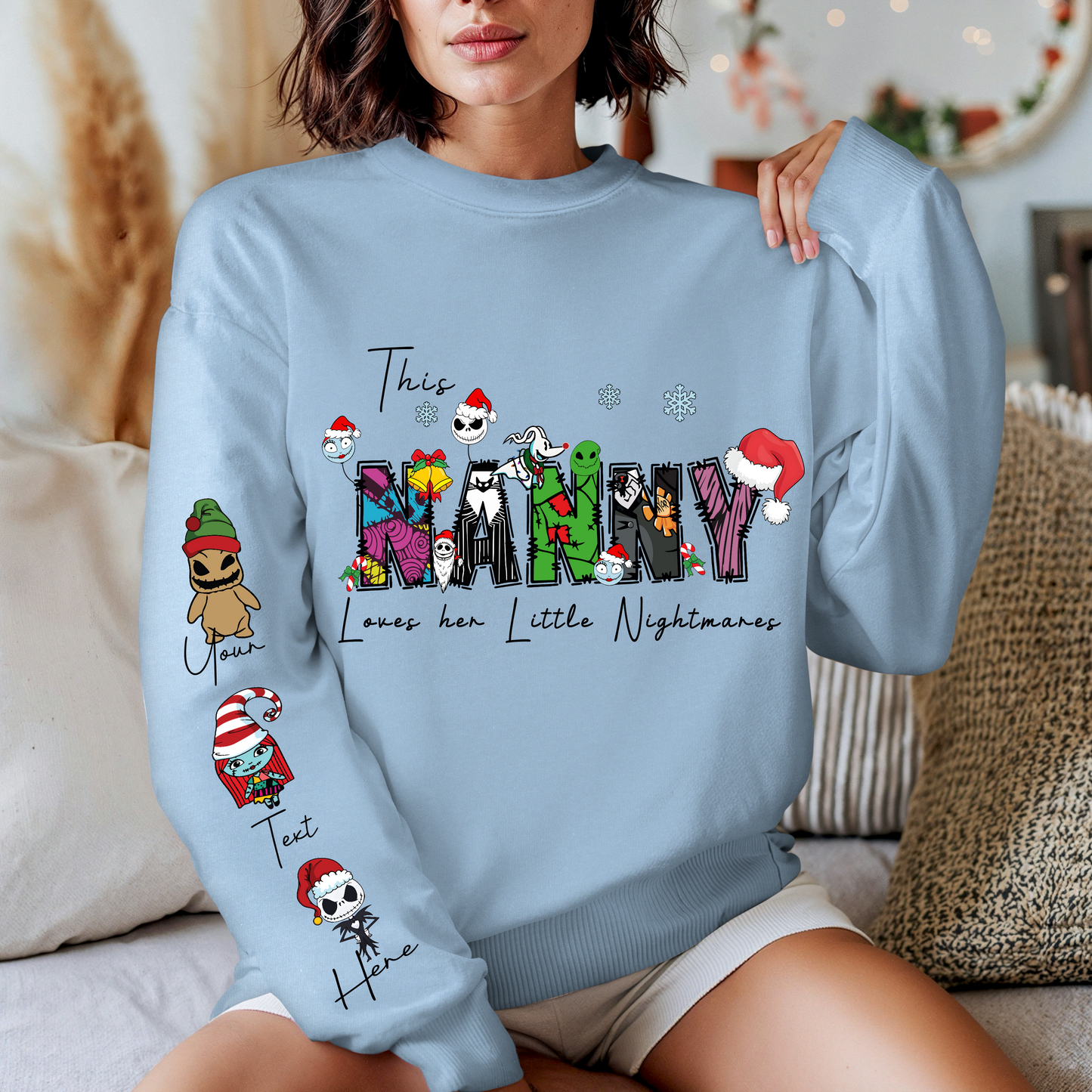 Nanny Nightmare Before Christmas Sweater