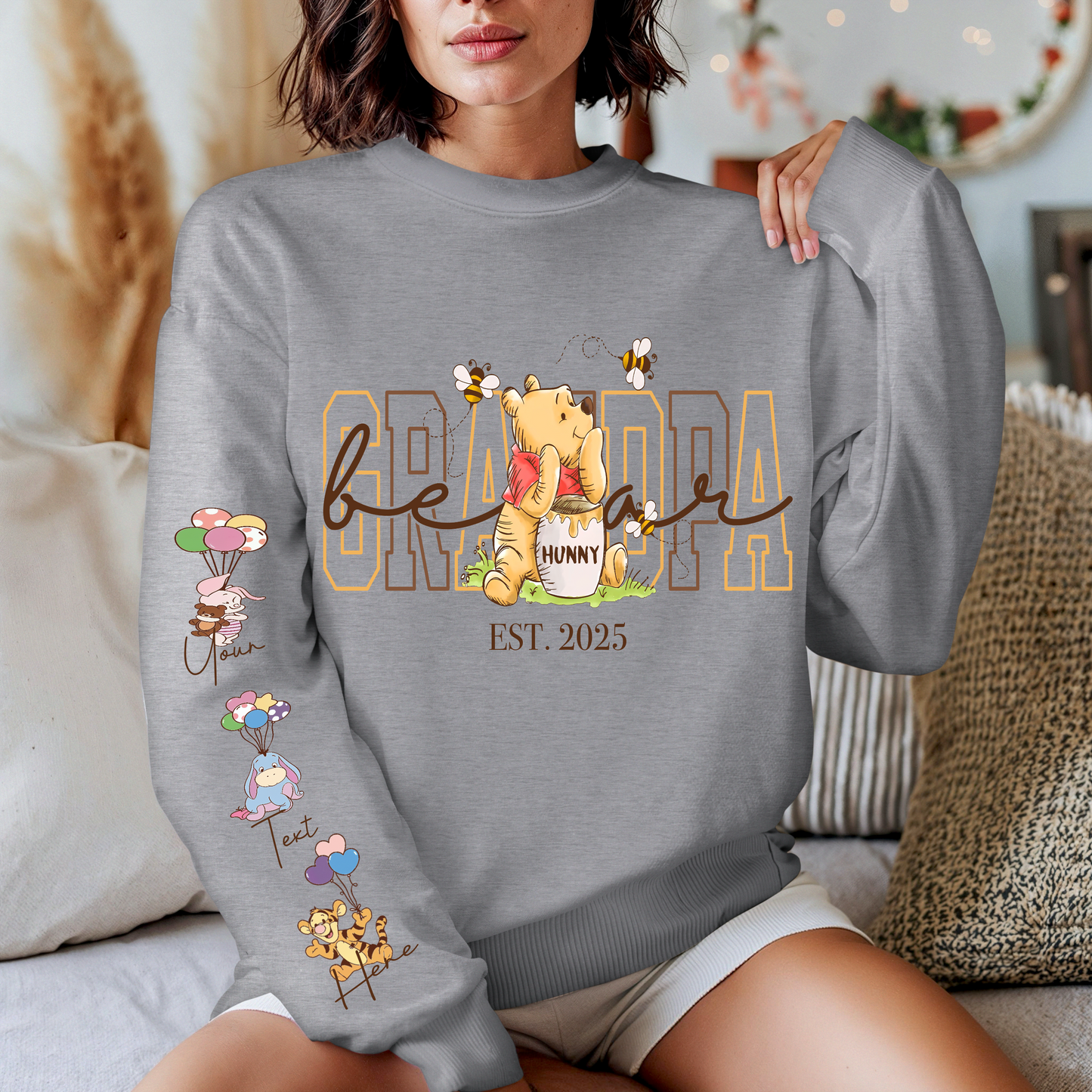Grandpa Pooh Bear Sweater