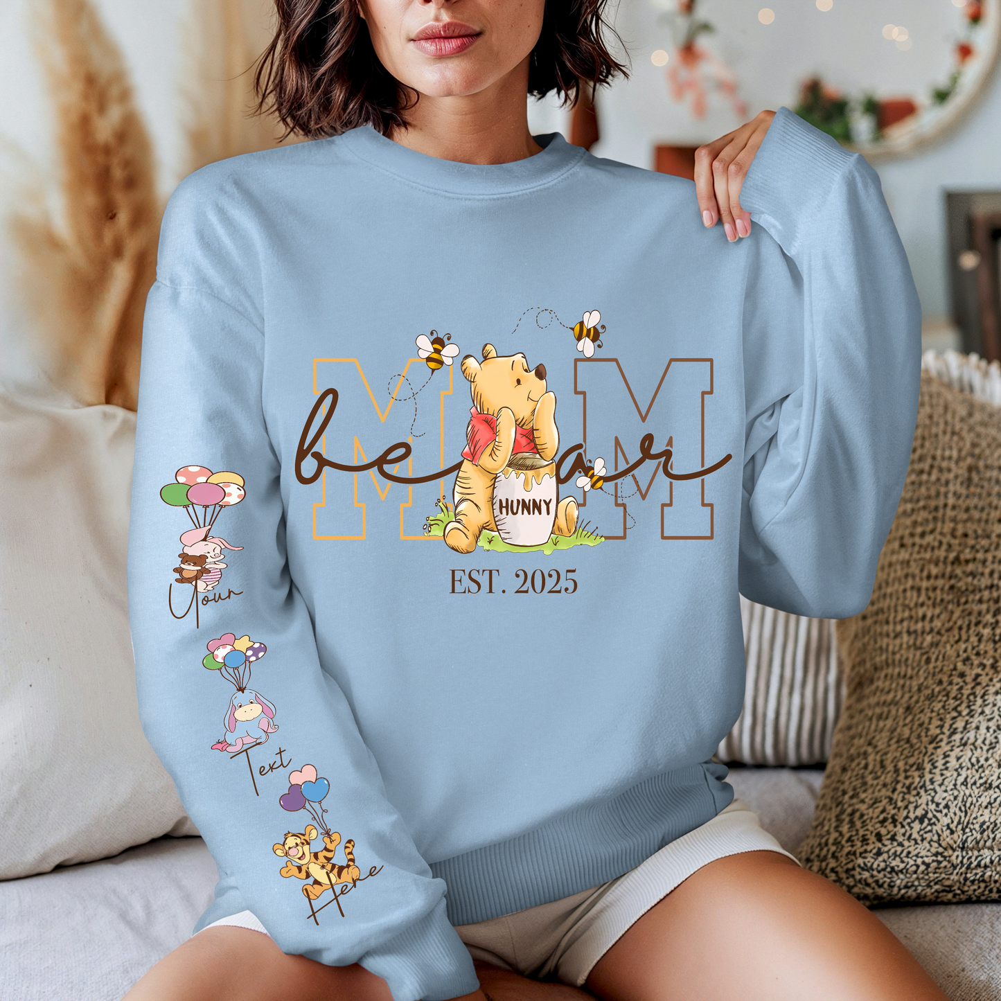 Mom Pooh Bear Sweater